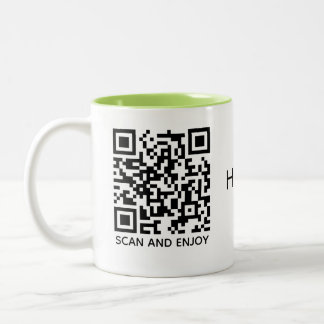 Healing Music QR Code Mug – Ala Classic Mug, 11 oz ツートーンマグカップ