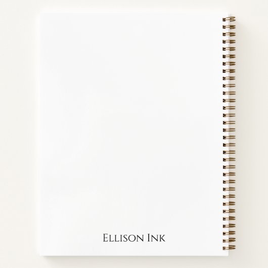 Healing My Outube Journal ノートブック (裏面)