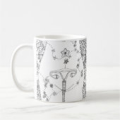 Healing of the uterus コーヒーマグカップ (左)