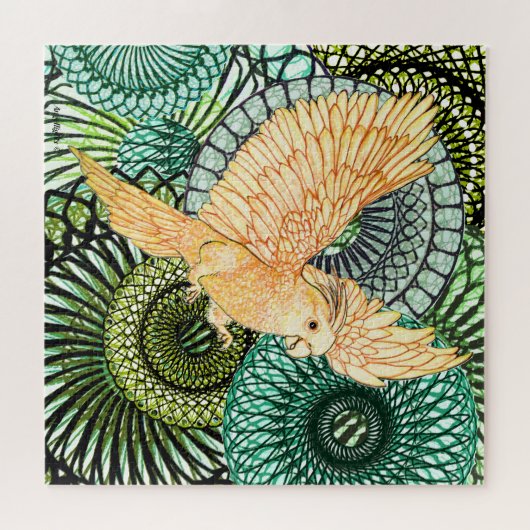 Healing Parakeet ジグソーパズル (横)