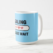 Healing Progress – Mental Health Encouragement  コーヒーマグカップ (正面右)