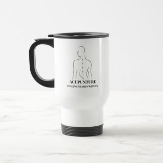 Healing Starts Within Mug Acupuncture Travel Mugs トラベルマグ