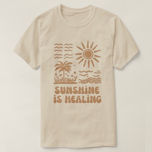 Healing Sunshine Tee  Tシャツ (デザイン正面)