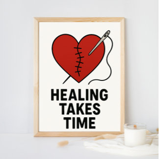 Healing Takes Time Mental Health Support  ポスター
