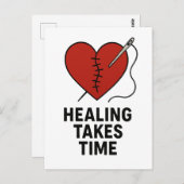 Healing Takes Time Mental Health Support ポストカード (正面/裏面)