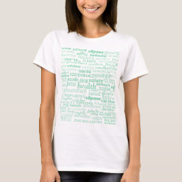 HEALTH テキストTシャツ Tシャツ