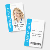 Health 気に Companyのロゴ写真 バッジ (正面＆裏面)