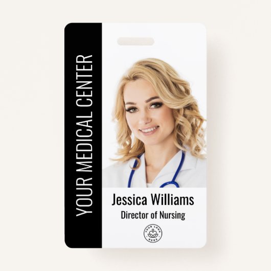 Health 気に Companyのロゴ写真 バッジ (正面)