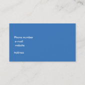 Health and fitness 名刺 (裏面)