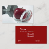 Health and Nutrcion 名刺 (正面/裏面)