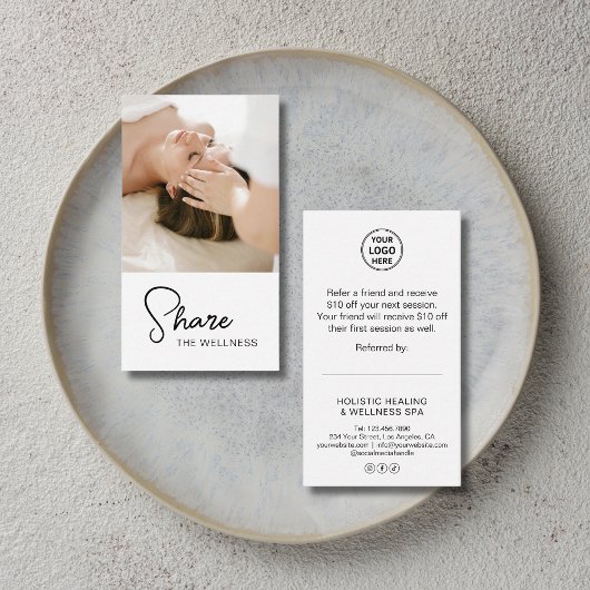 Health Coach Holistic Therapist 紹介カード