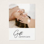 Health Coach Holistic Therapist Gift Certificate (正面)