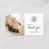 Health Coach Holistic Therapist Thank You Card 名刺 (正面)