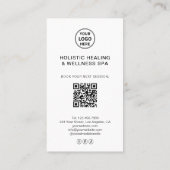 Health Coach Holistic Therapist Thank You Card 名刺 (裏面)