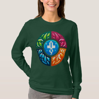 Health for All、All for Health Basic長袖 Tシャツ
