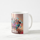 Health Heroes Mug:医療祝革新 コーヒーマグカップ (正面右)