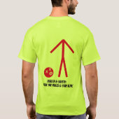 Health & Safetyメッセージ Tシャツ (裏面)