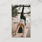 Health Wellness Blogger Content Creatorフルフォト 名刺 (正面)