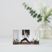 Health Wellness Influencer Content Creatorの写真 名刺 (スタンド正面)