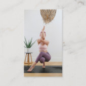 Health Wellness Influencer Content Creatorの写真 名刺 (正面)