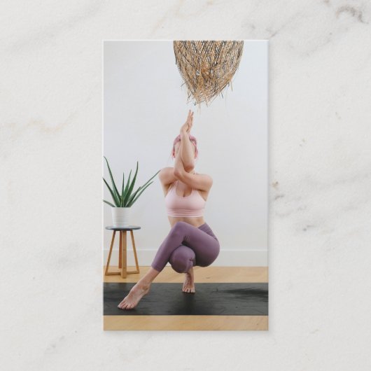 Health Wellness Influencer Content Creatorの写真 名刺 (正面)