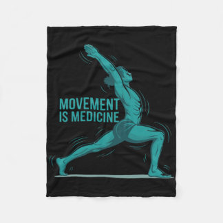 Health Yoga Exercise Rehabilitation Sports Medicin フリースブランケット