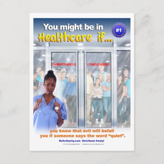 HealthCareに入っているかもしれもし#1 ポストカード (正面)