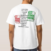 HealthCareの社会化なし –  Tシャツ (裏面)