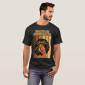 Healthcare Administrators Afro African Black Histo Tシャツ (正面フル)