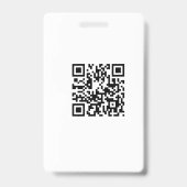 Healthcare Employee Custom Logo & Photo Badge バッジ (裏面)