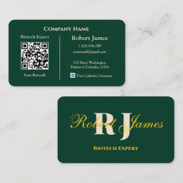 Healthcare Employee Custom Logo Premium 名刺