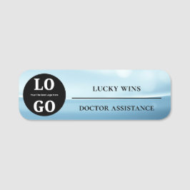 Healthcare Employee Name Tag Magnetic Safety Pin 名札