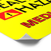 Healthcare Hazard™ Poster ポスター (角)