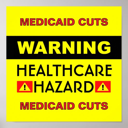 Healthcare Hazard™ Poster ポスター (正面)