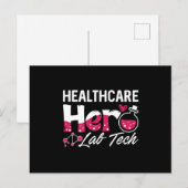 Healthcare Hero Lab Tech Laboratory Technician ポストカード (正面/裏面)