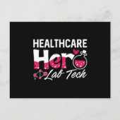 Healthcare Hero Lab Tech Laboratory Technician ポストカード (正面)