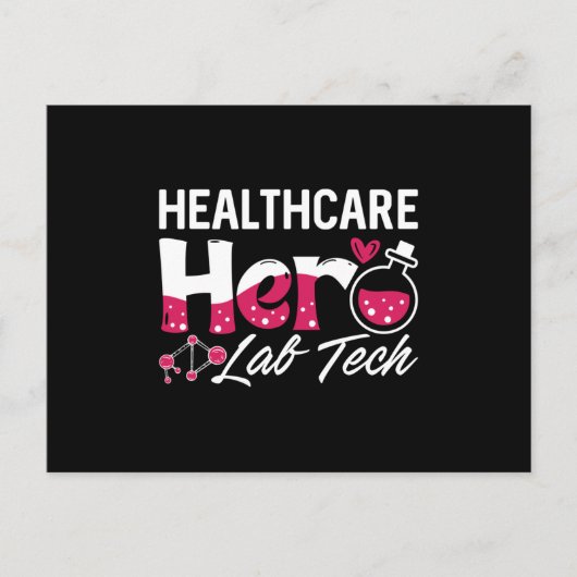 Healthcare Hero Lab Tech Laboratory Technician ポストカード (正面)