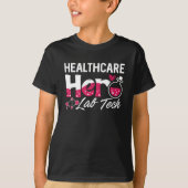 Healthcare Hero Lab Tech Laboratory Technician Tシャツ (正面)