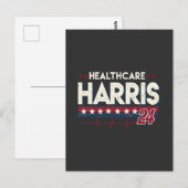 HealthCare Hotties For Harris 24 Kamala Walzナース ポストカード (正面/裏面)