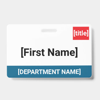 Healthcare ID Badge バッジ