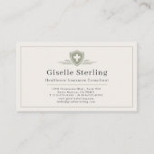 Healthcare Insurance Consultant 名刺 (正面)