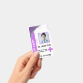 Healthcare Nurse Photo ID Badge Card バッジ (手持ち)