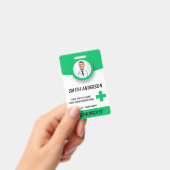 Healthcare Nurse Photo ID Badge Card バッジ (手持ち)