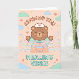 Healthcare Support Gift Sending You Healing Vibes カード