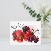 HealthEsense食べ物の ポストカード (スタンド正面)