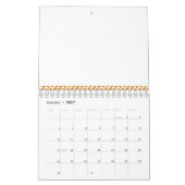 Healthy Food Sticker – Meal Prep planner Label  カレンダー (1月 2027)