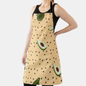Healthy foods. Seamless avocado pattern,  avocado  エプロン (インサイチュ)
