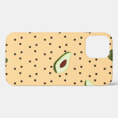 Healthy foods. Seamless avocado pattern, avocado Case-Mate iPhoneケース (裏面 (横))