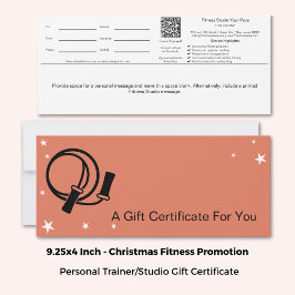 Healthy Habits Christmas Gift Certificates