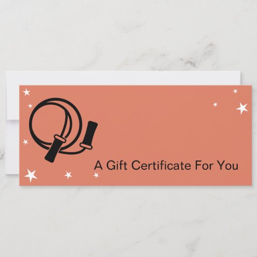 Healthy Habits Christmas Gift Certificates (正面)